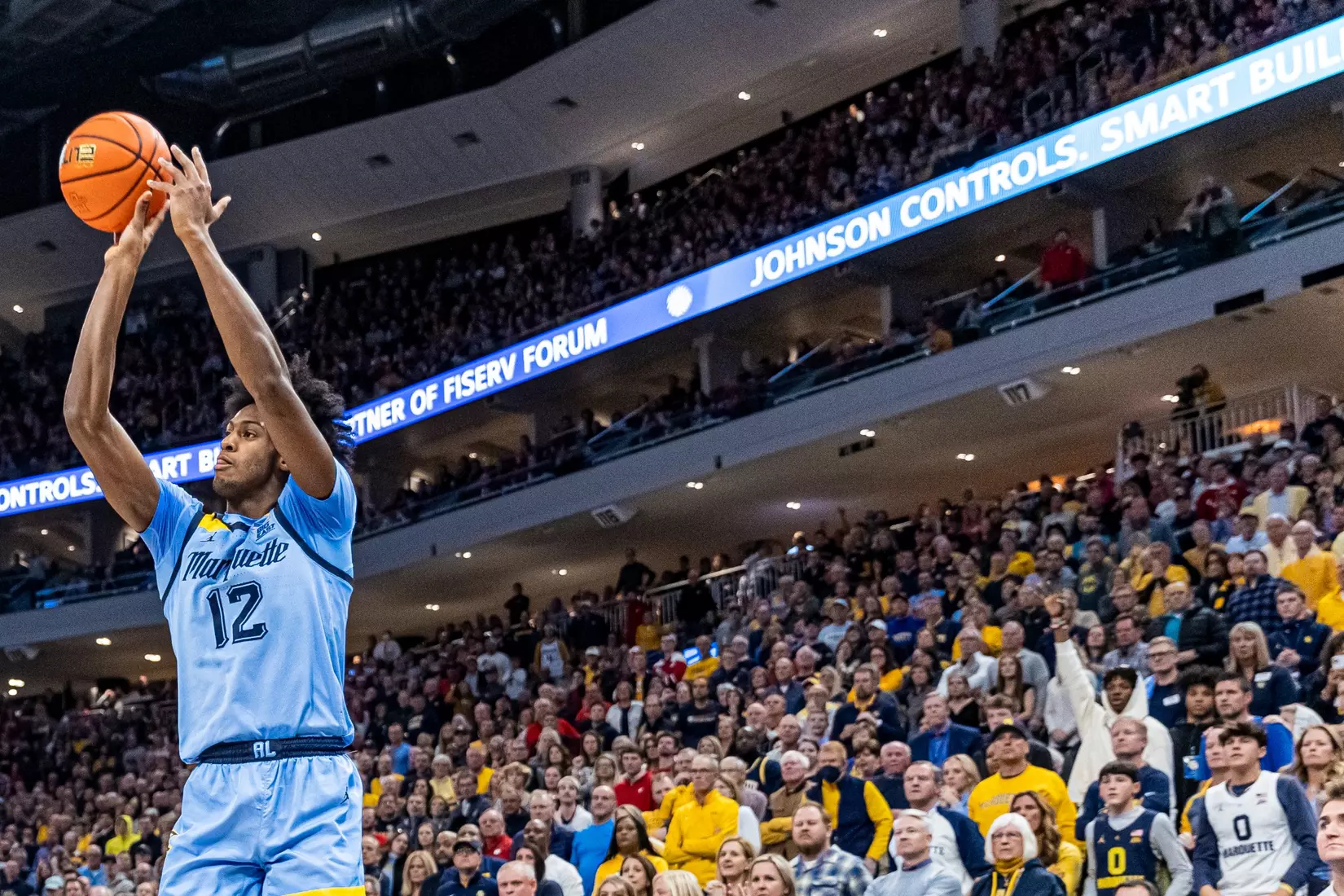 Marquette Men's Basketball falls to Wisconsin 80-77 in overtime at Fiserv Forum in Milwaukee, WI on Saturday December 3, 2022.