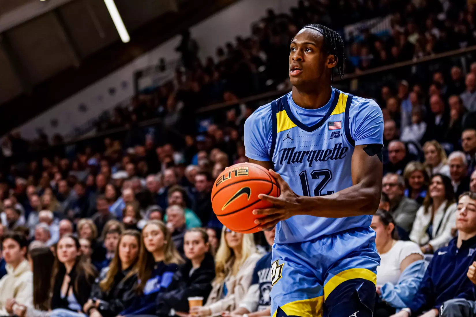 Marquette Men's Basketball defeats Villanova Wildcats 68-66 at Finneran Pavillion on Saturday December 31, 2022.