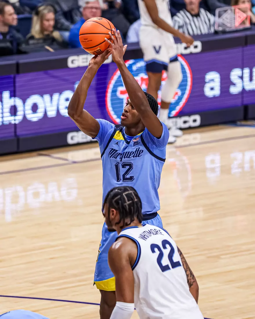 Marquette Men's Basketball defeats Villanova Wildcats 68-66 at Finneran Pavillion on Saturday December 31, 2022.
