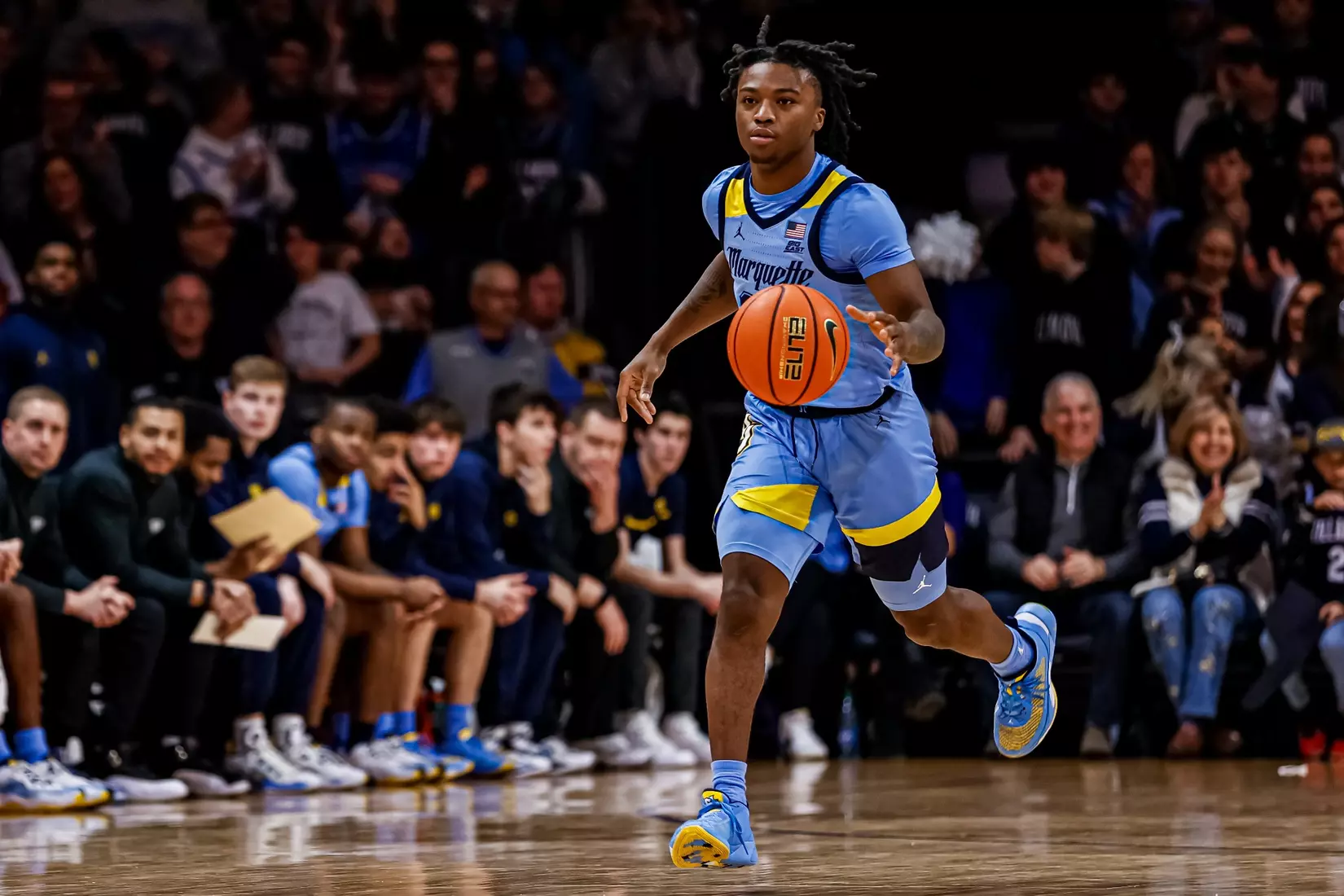 Marquette Men's Basketball defeats Villanova Wildcats 68-66 at Finneran Pavillion on Saturday December 31, 2022.