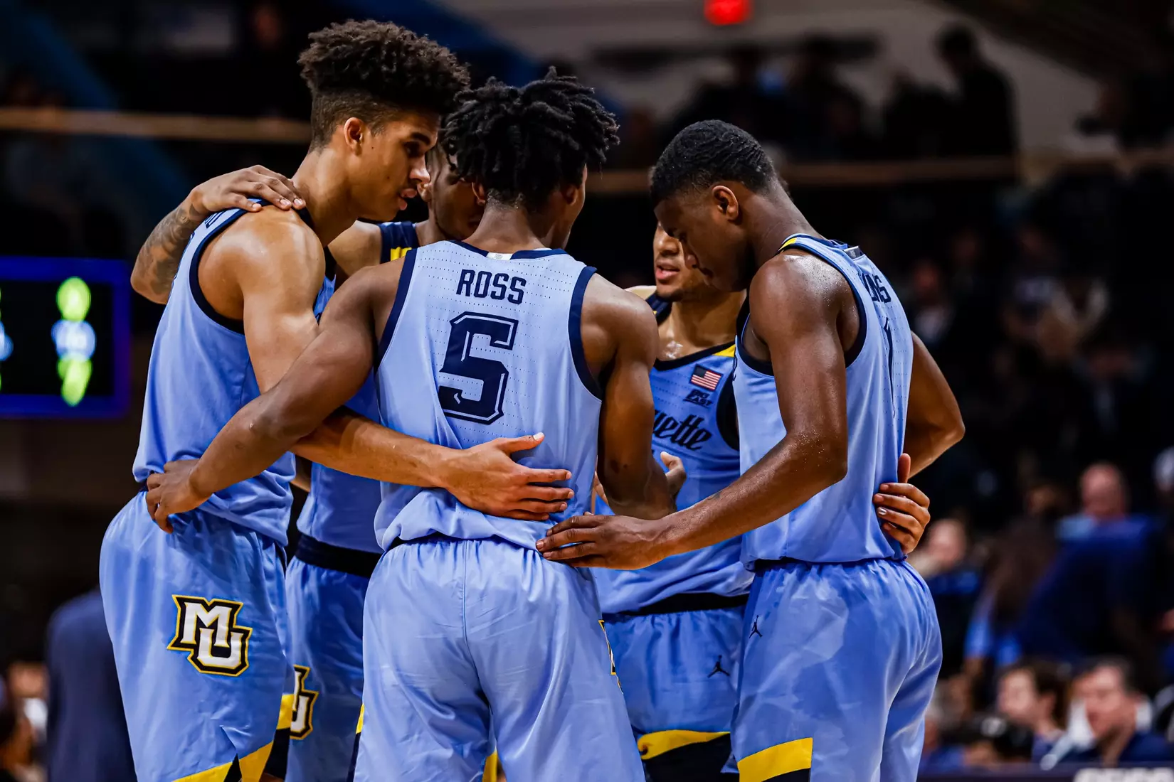 Marquette Men's Basketball defeats Villanova Wildcats 68-66 at Finneran Pavillion on Saturday December 31, 2022.