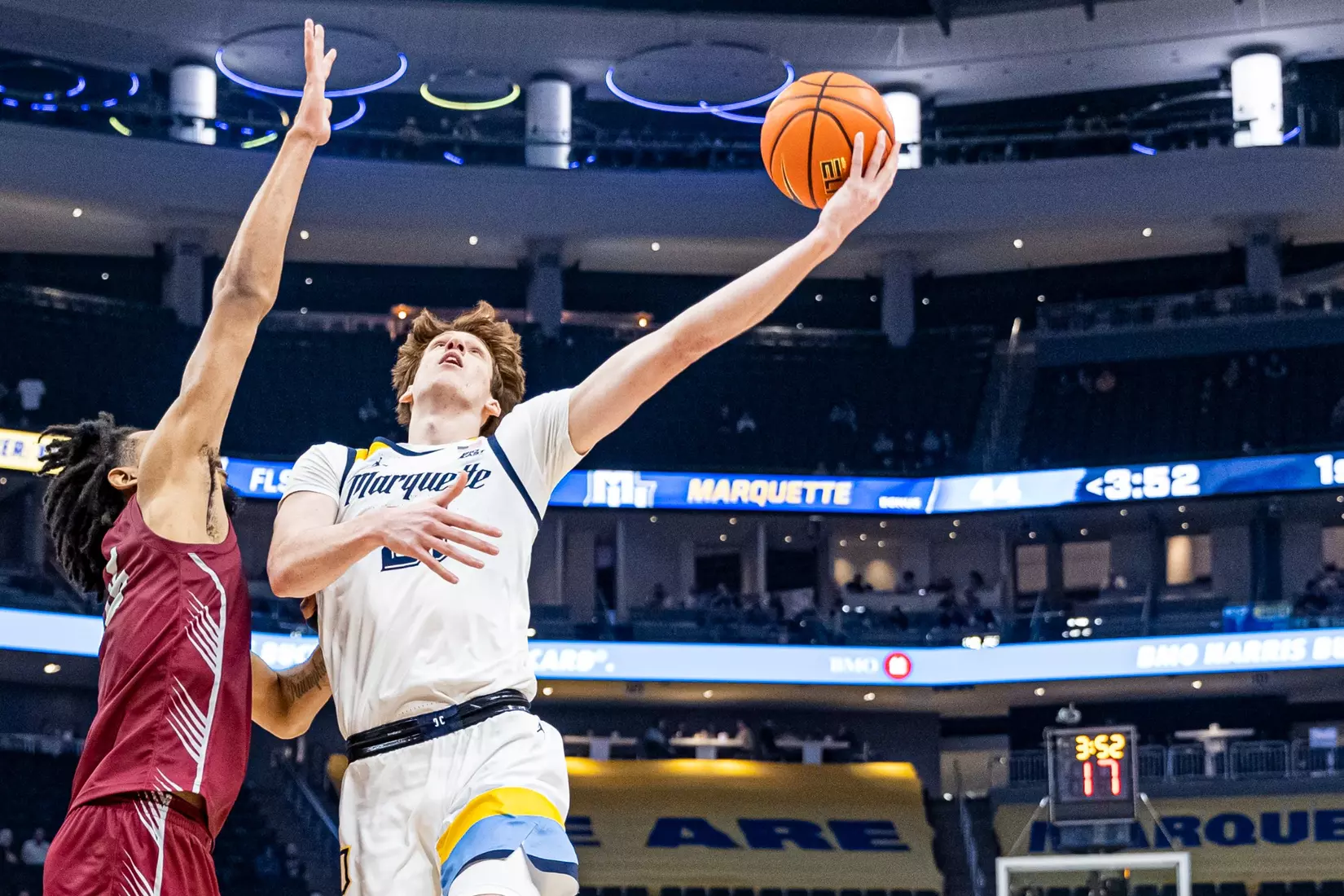 Marquette Men's Basketball defeats NC Central 90-78 at Fiserv Forum in Milwaukee, WI on Tuesday December 6, 2022.