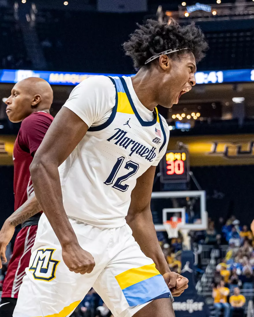 Marquette Men's Basketball defeats NC Central 90-78 at Fiserv Forum in Milwaukee, WI on Tuesday December 6, 2022.