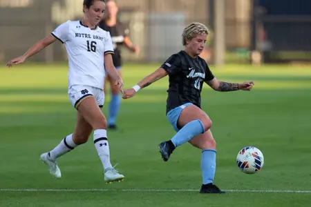 (South Bend IN) August 18, 2022 Marquette WSOC D-1 v Notre Dame 
Marquette falls to Notre Dame 3-0
Photo by Marcus Snowden