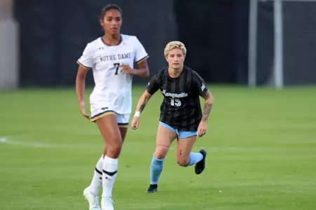 (South Bend IN) August 18, 2022 Marquette WSOC D-1 v Notre Dame 
Marquette falls to Notre Dame 3-0
Photo by Marcus Snowden