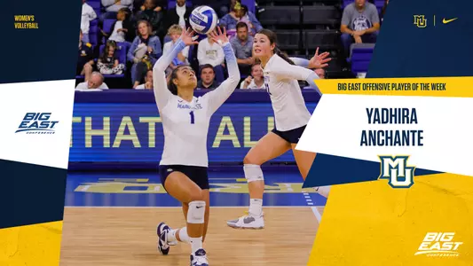 Yadhira Anchante BIG EAST Offensive Player of the Week