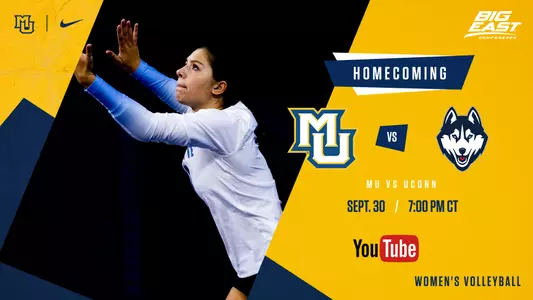 UConn volleyball 2022 Homecoming