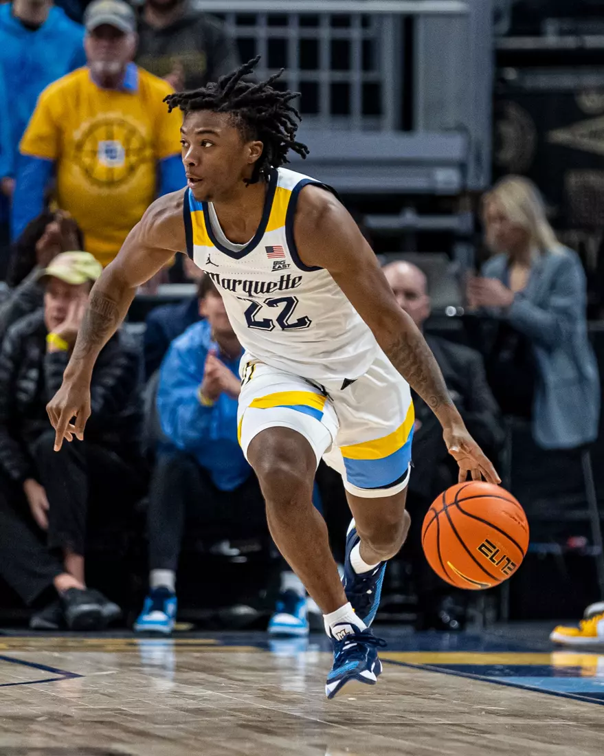 #25 Marquette defeats #6 Connecticut 82-76 at Fiserv Forum in Milwaukee, WI on Wednesday January 11, 2023.