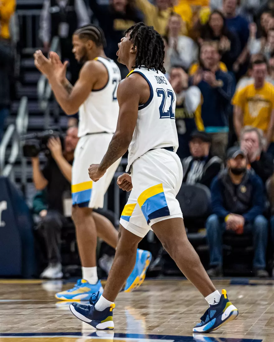 #25 Marquette defeats #6 Connecticut 82-76 at Fiserv Forum in Milwaukee, WI on Wednesday January 11, 2023.