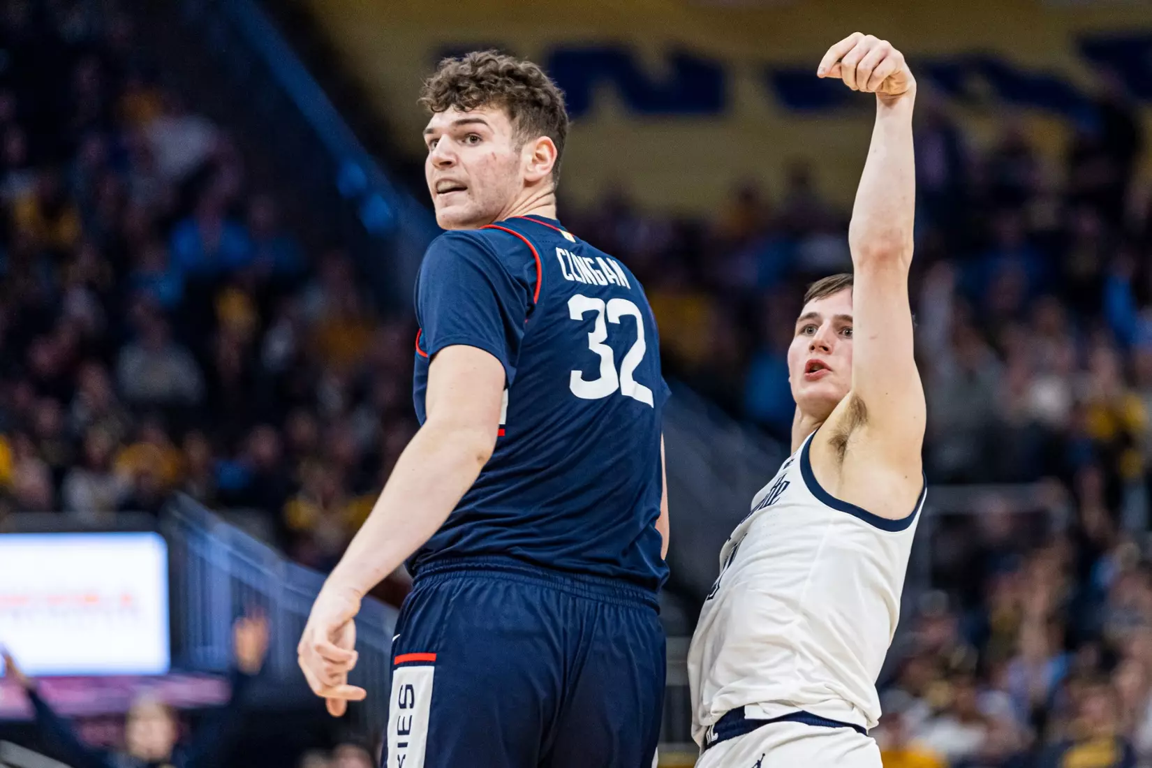 #25 Marquette defeats #6 Connecticut 82-76 at Fiserv Forum in Milwaukee, WI on Wednesday January 11, 2023.