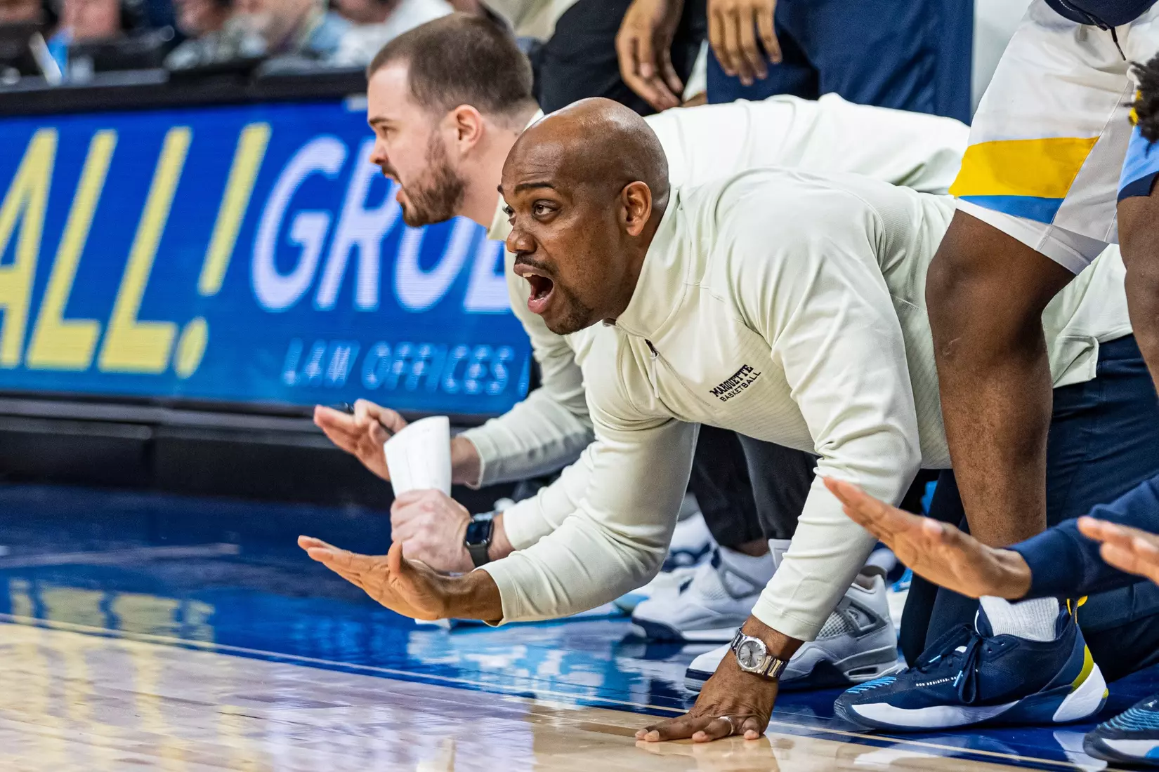 #25 Marquette defeats #6 Connecticut 82-76 at Fiserv Forum in Milwaukee, WI on Wednesday January 11, 2023.