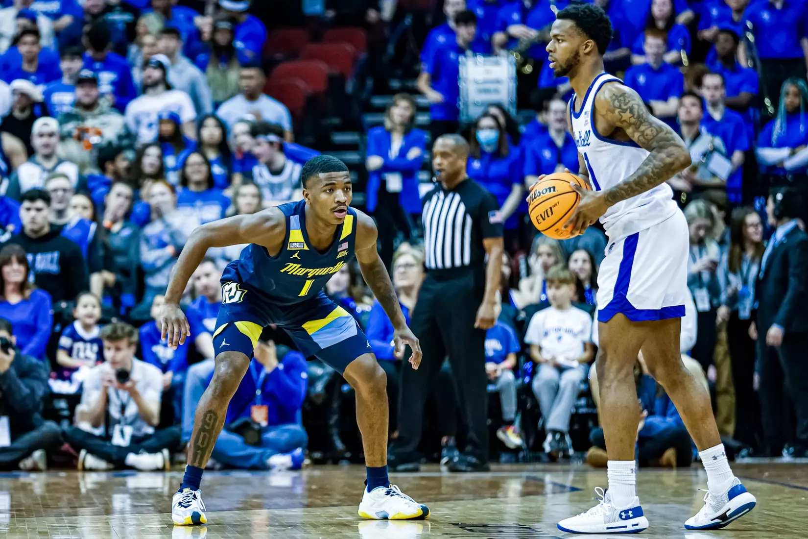 #20 Marquette defeats Seton Hall 74-53 in Newark, NJ on Saturday January 21, 2023.