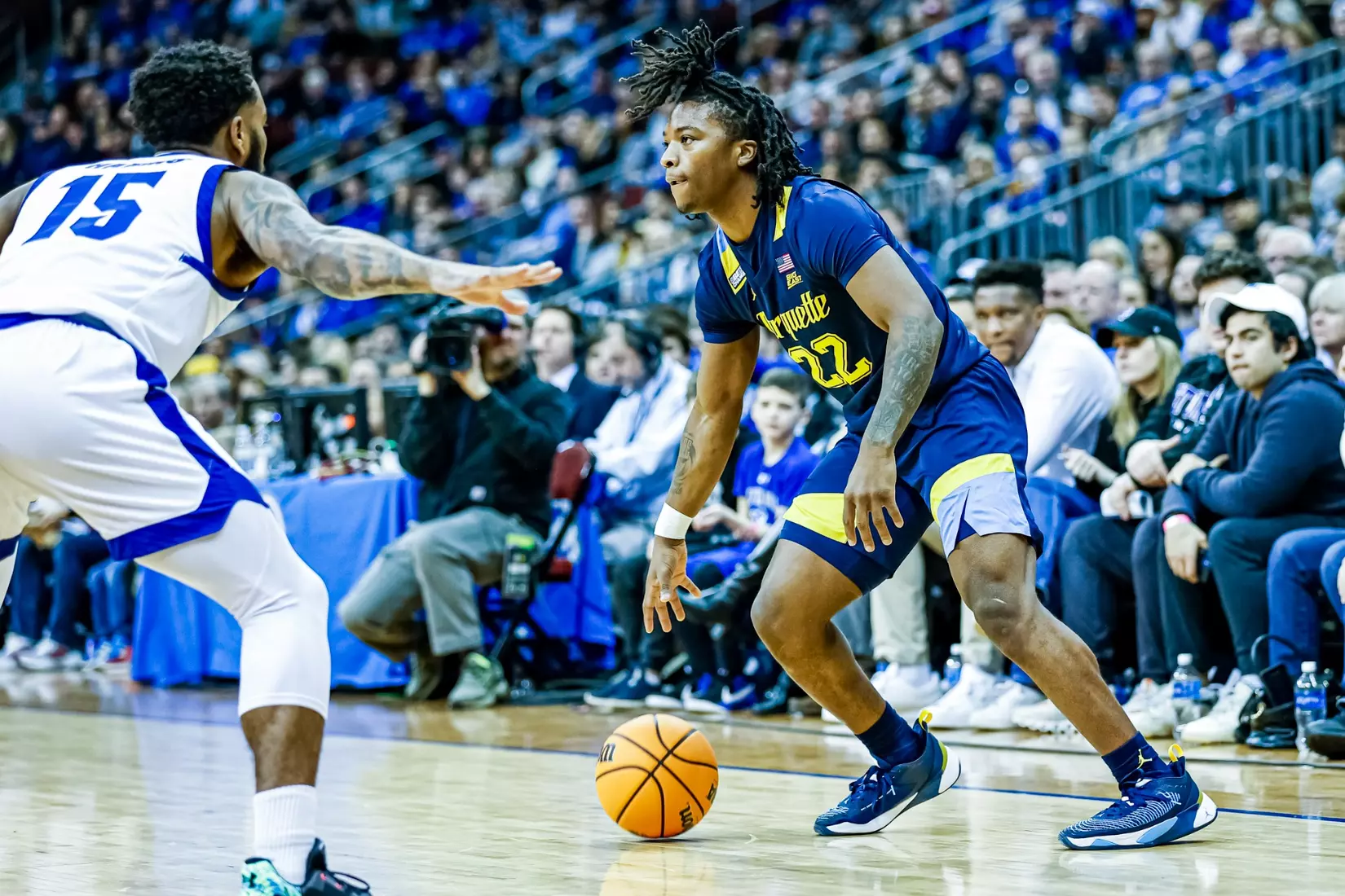 #20 Marquette defeats Seton Hall 74-53 in Newark, NJ on Saturday January 21, 2023.