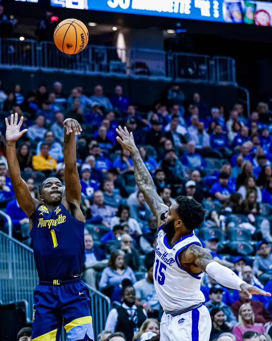#20 Marquette defeats Seton Hall 74-53 in Newark, NJ on Saturday January 21, 2023.
