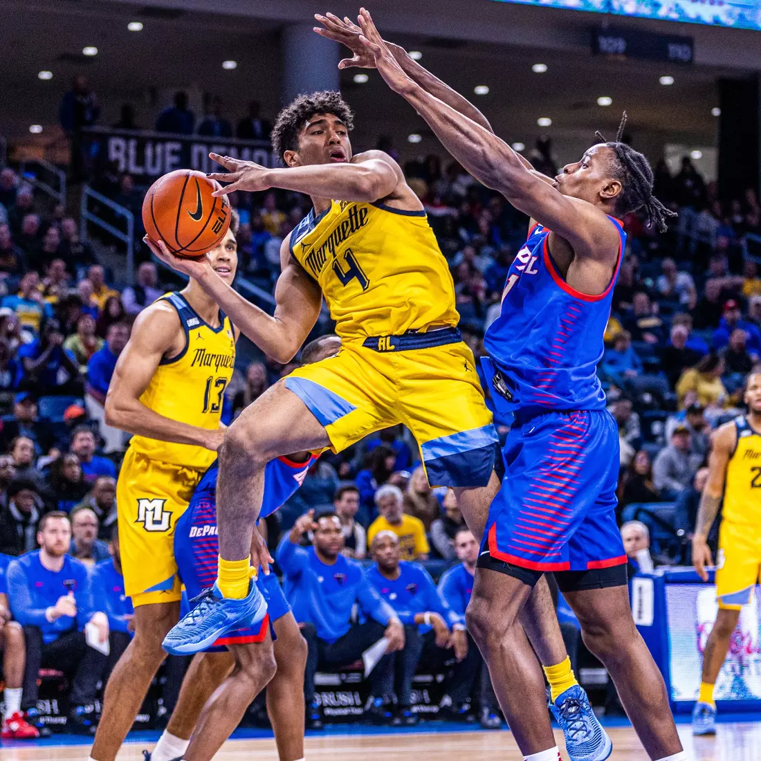 Marquette Men's Basketball defeats DePaul 89-69