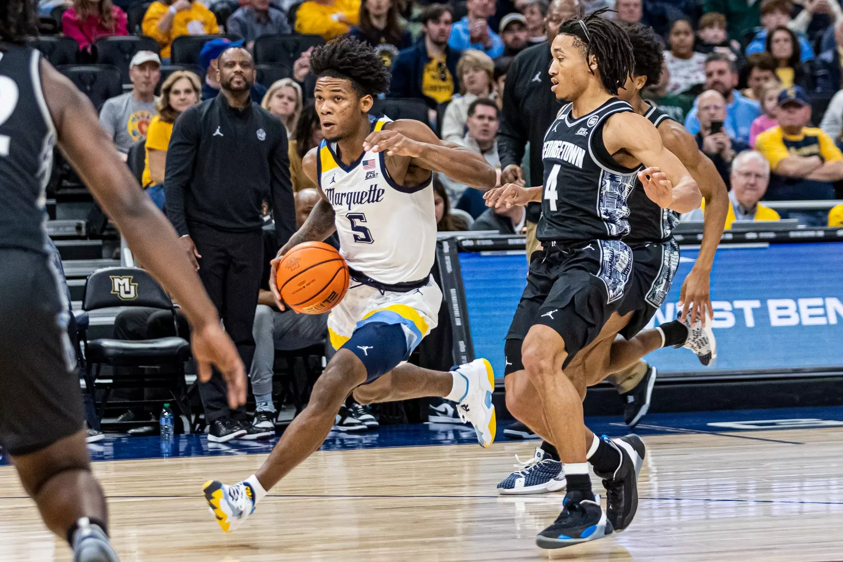 Marquette tops 95-73 Georgetown in Milwaukee, WI at Fiserv Forum on Saturday June 7, 2023.