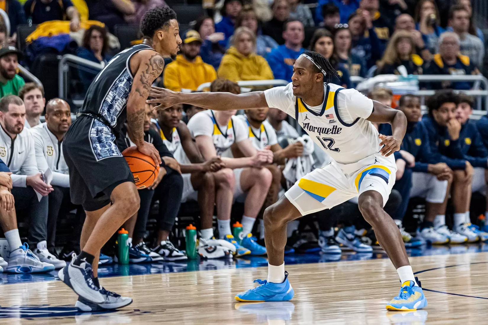 Marquette tops 95-73 Georgetown in Milwaukee, WI at Fiserv Forum on Saturday June 7, 2023.