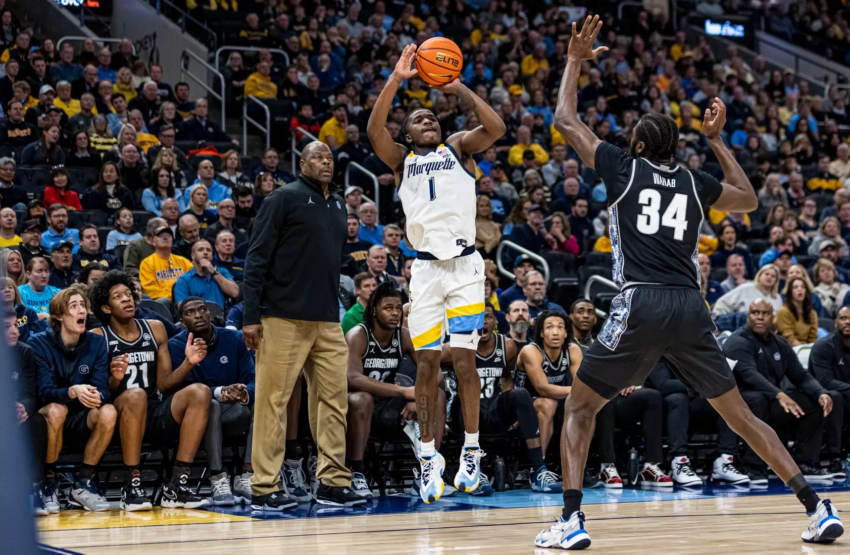 Marquette tops 95-73 Georgetown in Milwaukee, WI at Fiserv Forum on Saturday June 7, 2023.