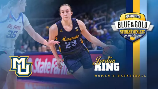 Jordan King student-athlete of the Month