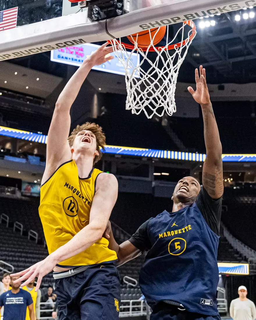 Marquette Men's Basketball open practice at Fiserv Forum on Wednesday October 18, 2023 in Milwaukee, WI.
