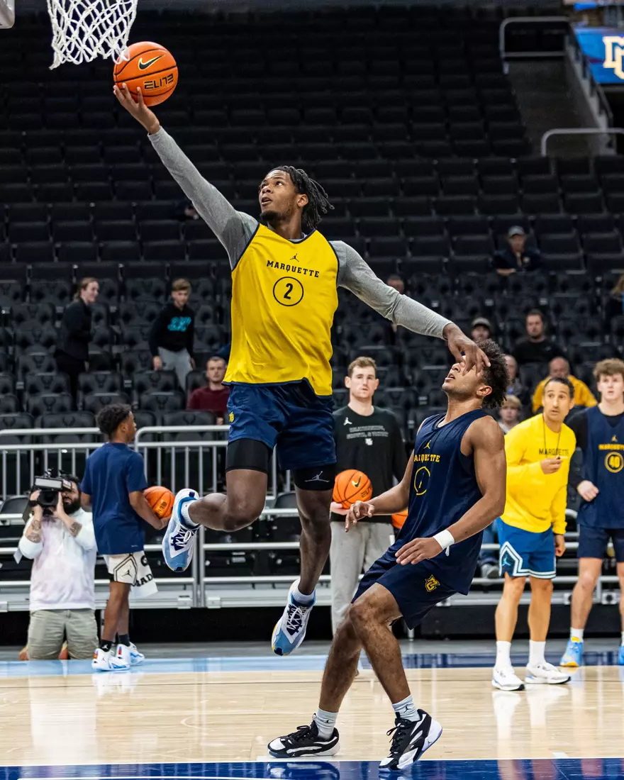 Marquette Men's Basketball open practice at Fiserv Forum on Wednesday October 18, 2023 in Milwaukee, WI.