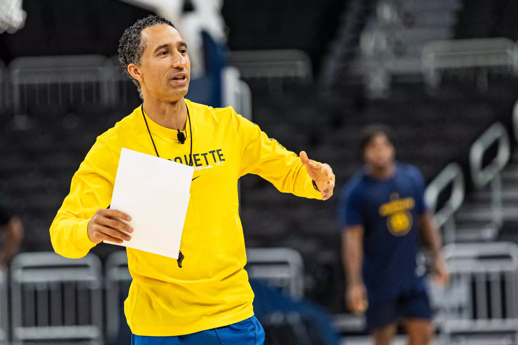 Marquette Men's Basketball open practice at Fiserv Forum on Wednesday October 18, 2023 in Milwaukee, WI.