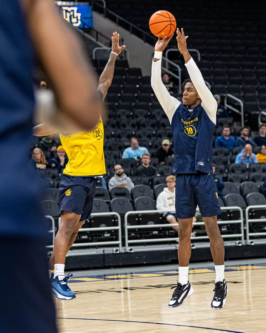 Marquette Men's Basketball open practice at Fiserv Forum on Wednesday October 18, 2023 in Milwaukee, WI.