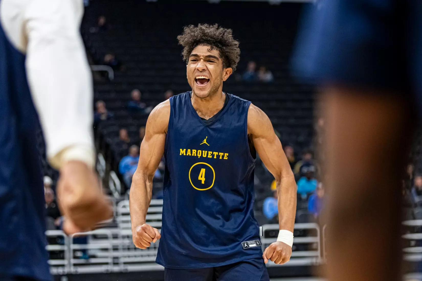Marquette Men's Basketball open practice at Fiserv Forum on Wednesday October 18, 2023 in Milwaukee, WI.