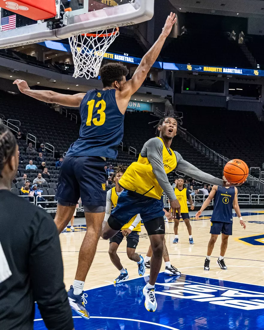 Marquette Men's Basketball open practice at Fiserv Forum on Wednesday October 18, 2023 in Milwaukee, WI.