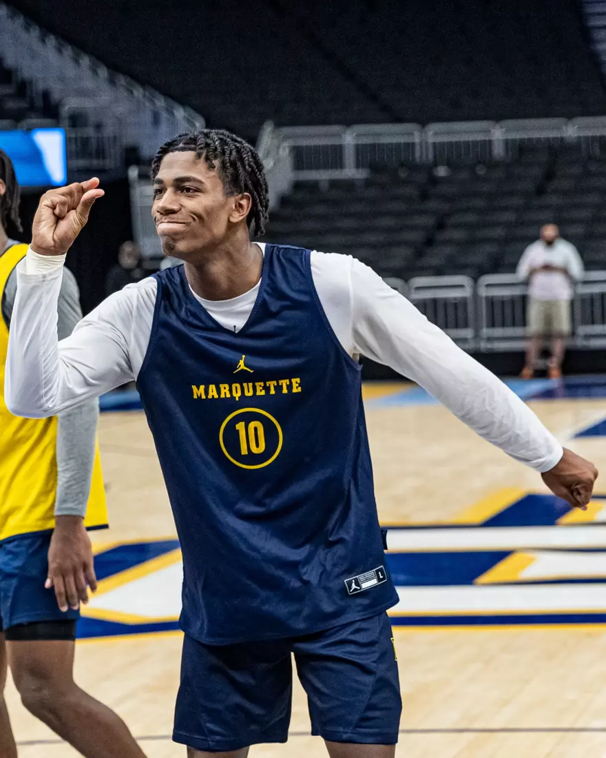 Marquette Men's Basketball open practice at Fiserv Forum on Wednesday October 18, 2023 in Milwaukee, WI.