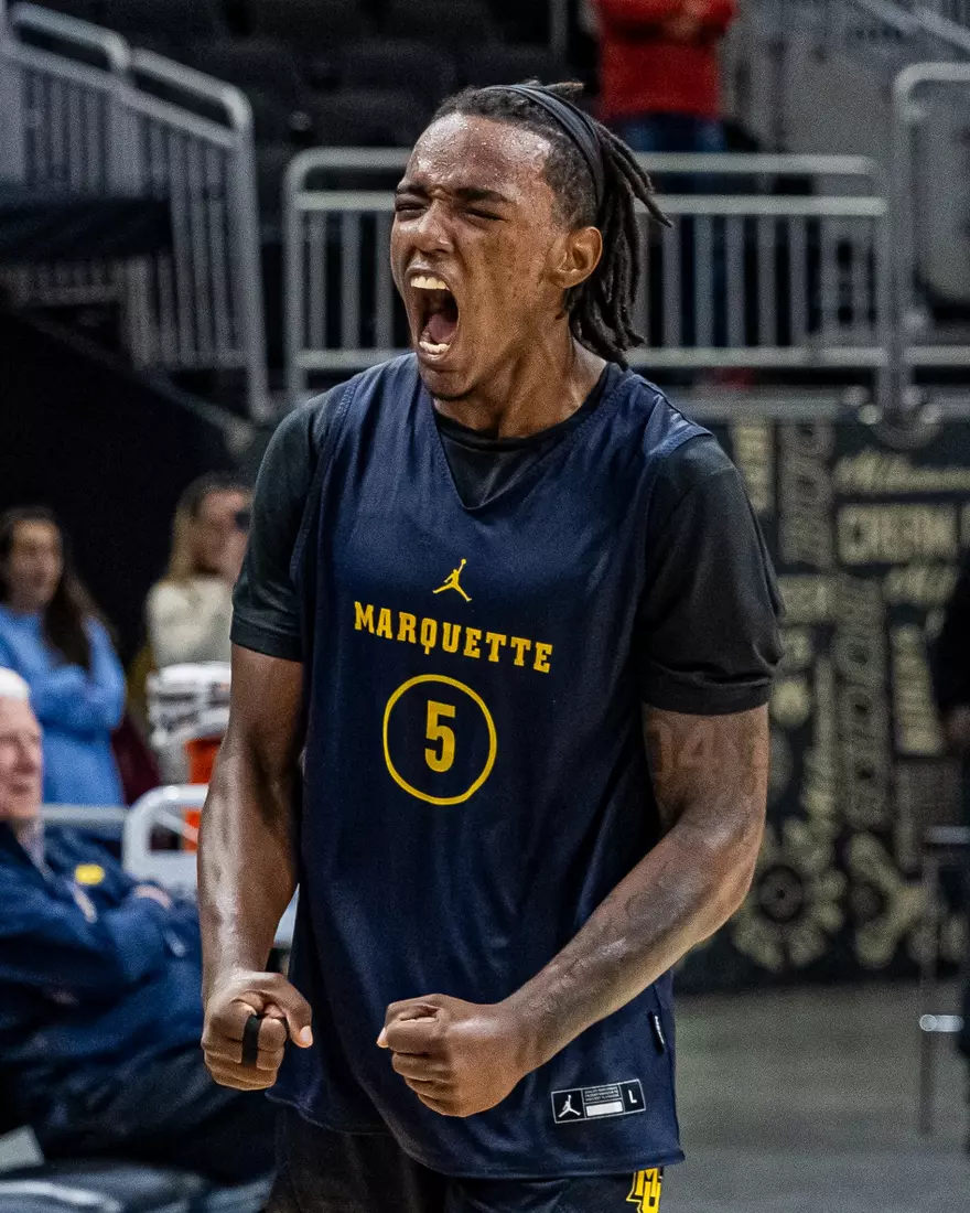 Marquette Men's Basketball open practice at Fiserv Forum on Wednesday October 18, 2023 in Milwaukee, WI.