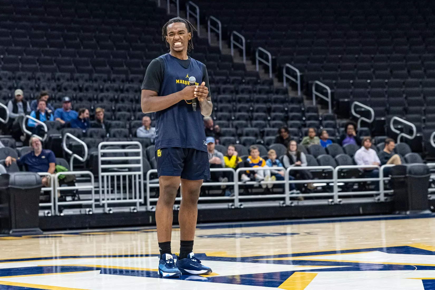 Marquette Men's Basketball open practice at Fiserv Forum on Wednesday October 18, 2023 in Milwaukee, WI.