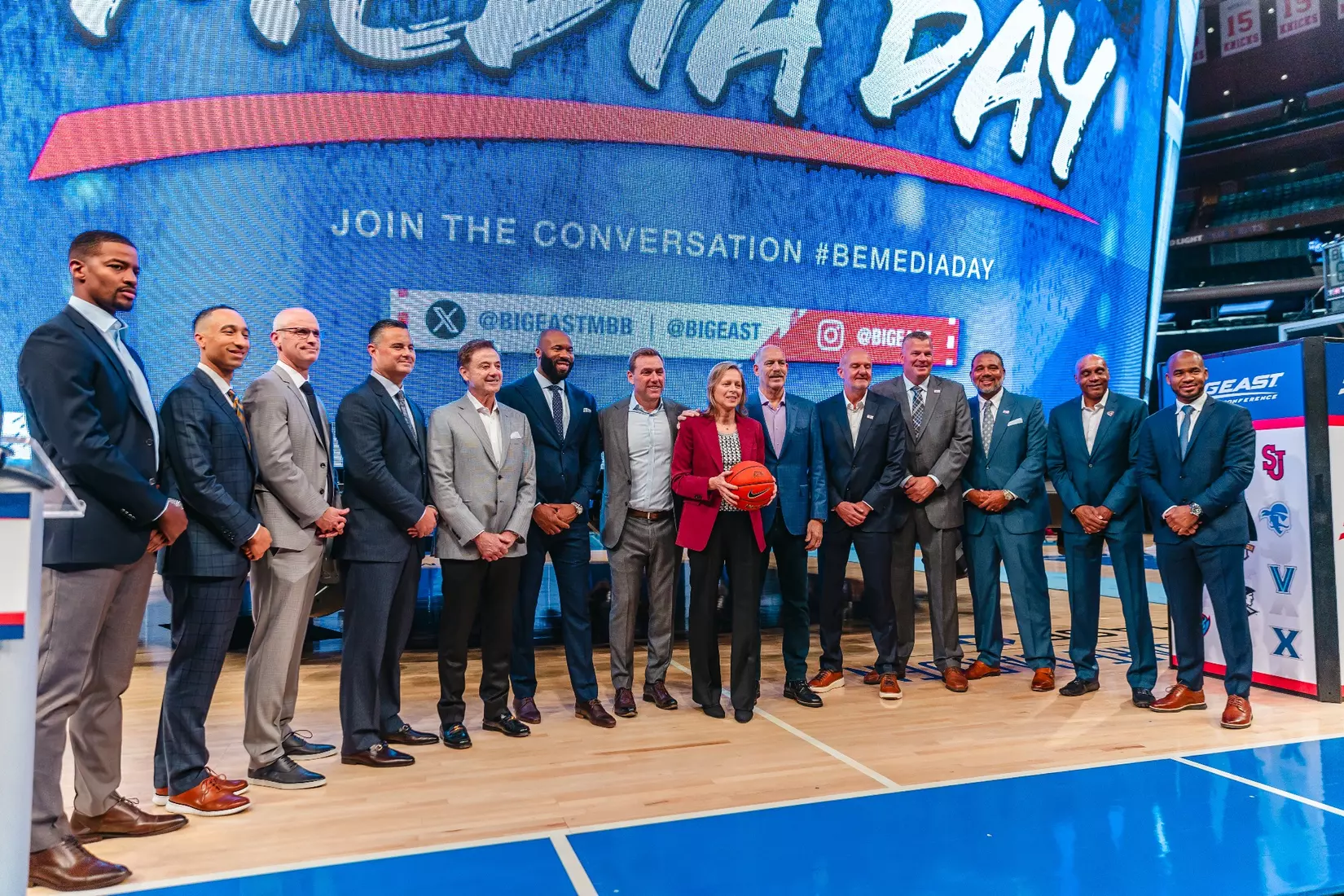NEW YORK, NY - OCTOBER 24: during Big East basketball media day at Madison Square Garden on October 24, 2023 in New York City.