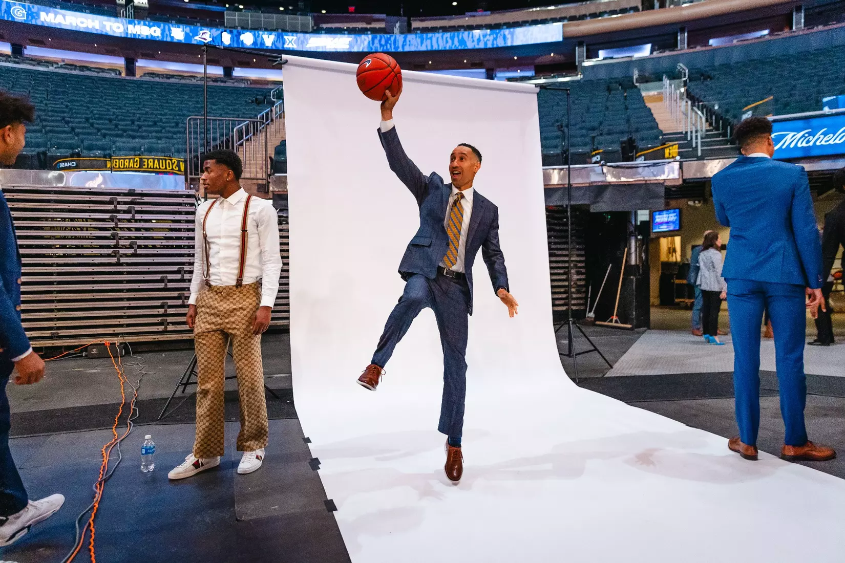NEW YORK, NY - OCTOBER 24: during Big East basketball media day at Madison Square Garden on October 24, 2023 in New York City.