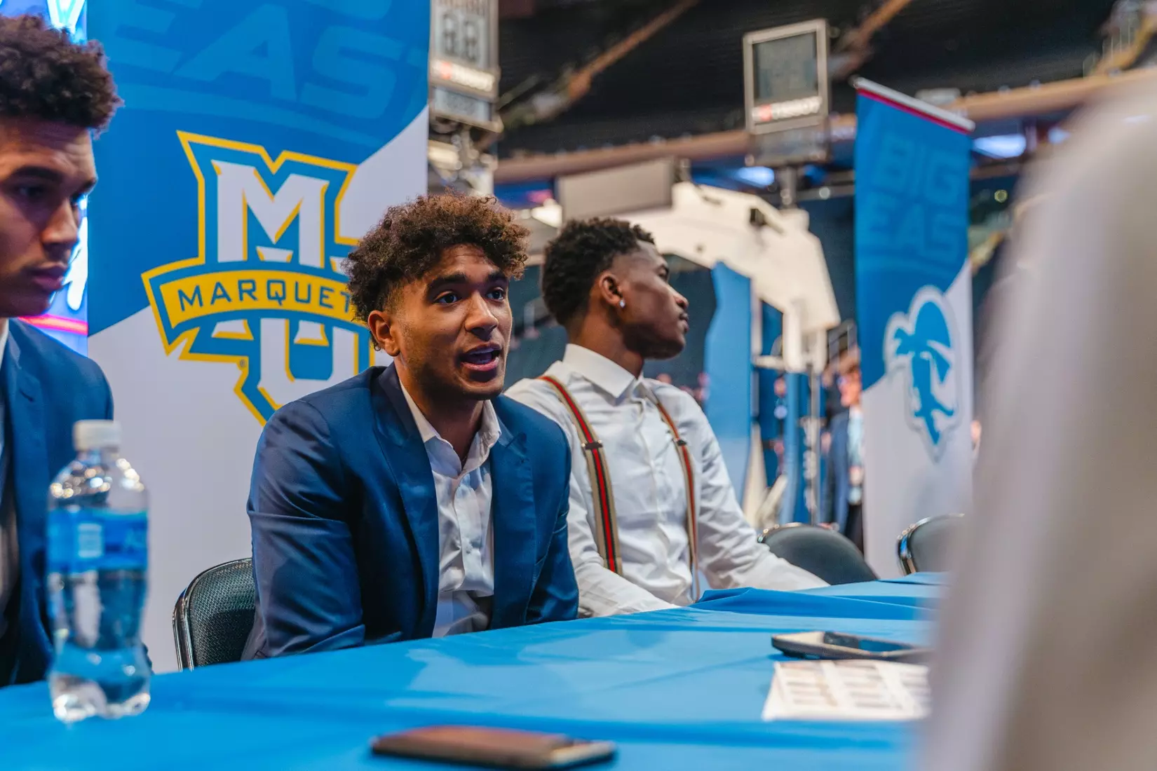 NEW YORK, NY - OCTOBER 24: during Big East basketball media day at Madison Square Garden on October 24, 2023 in New York City.