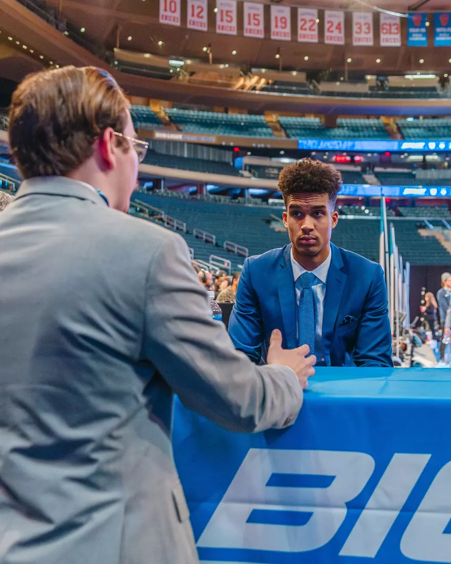 NEW YORK, NY - OCTOBER 24: during Big East basketball media day at Madison Square Garden on October 24, 2023 in New York City.