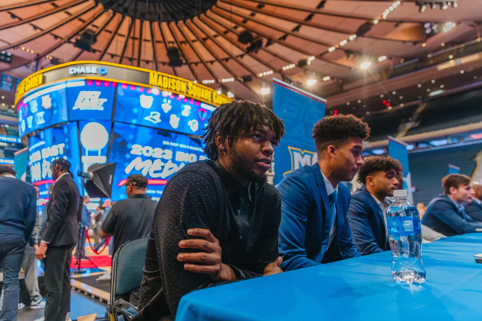 NEW YORK, NY - OCTOBER 24: during Big East basketball media day at Madison Square Garden on October 24, 2023 in New York City.