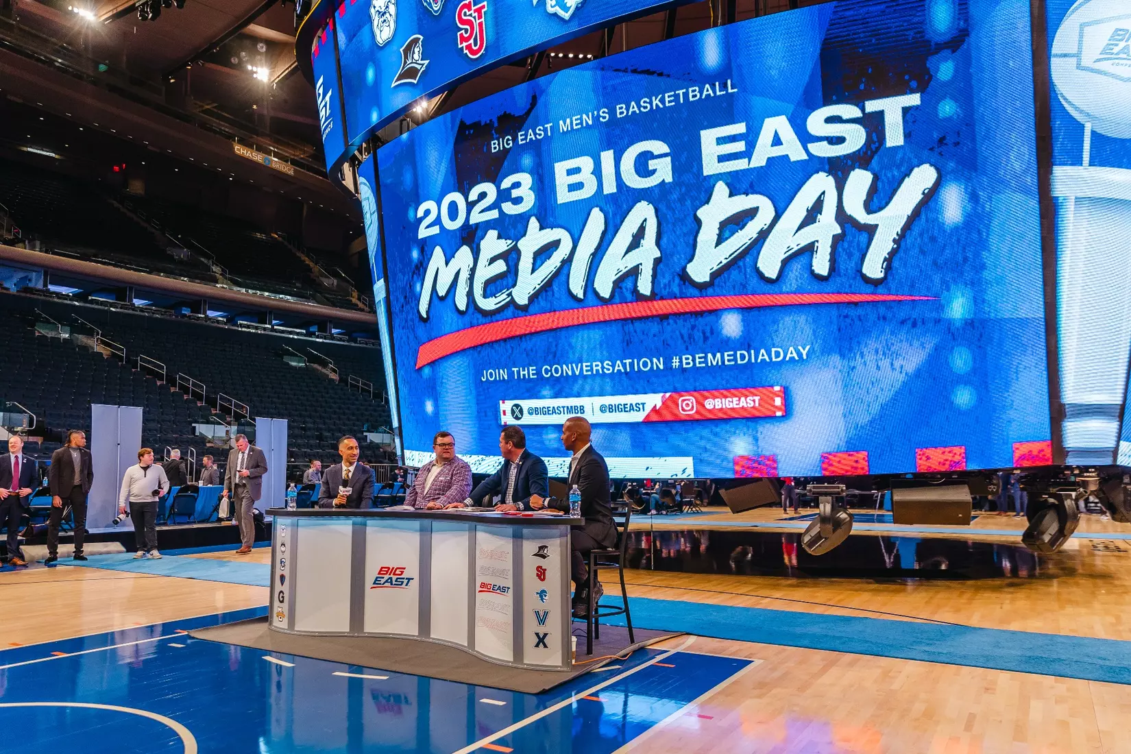 NEW YORK, NY - OCTOBER 24: during Big East basketball media day at Madison Square Garden on October 24, 2023 in New York City.