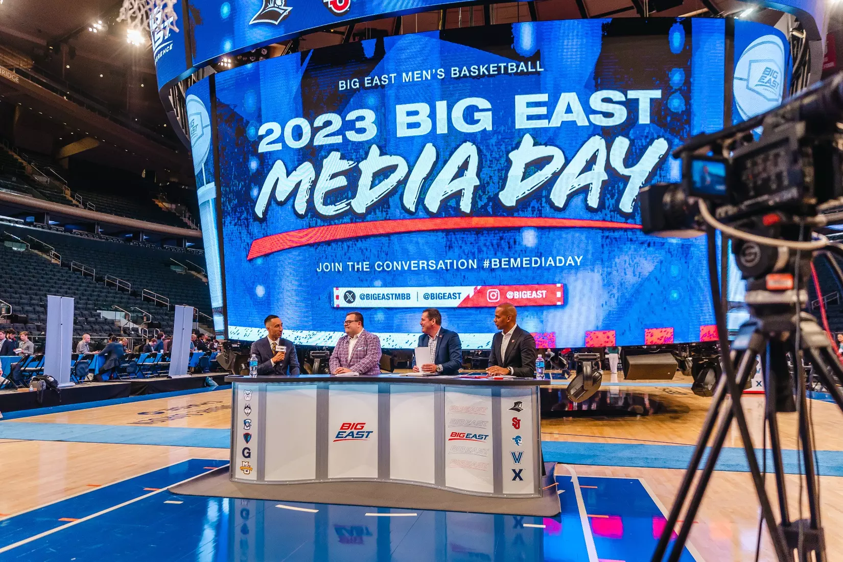 NEW YORK, NY - OCTOBER 24: during Big East basketball media day at Madison Square Garden on October 24, 2023 in New York City.