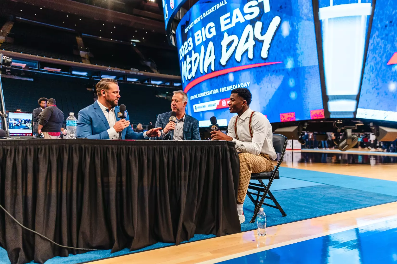 NEW YORK, NY - OCTOBER 24: during Big East basketball media day at Madison Square Garden on October 24, 2023 in New York City.