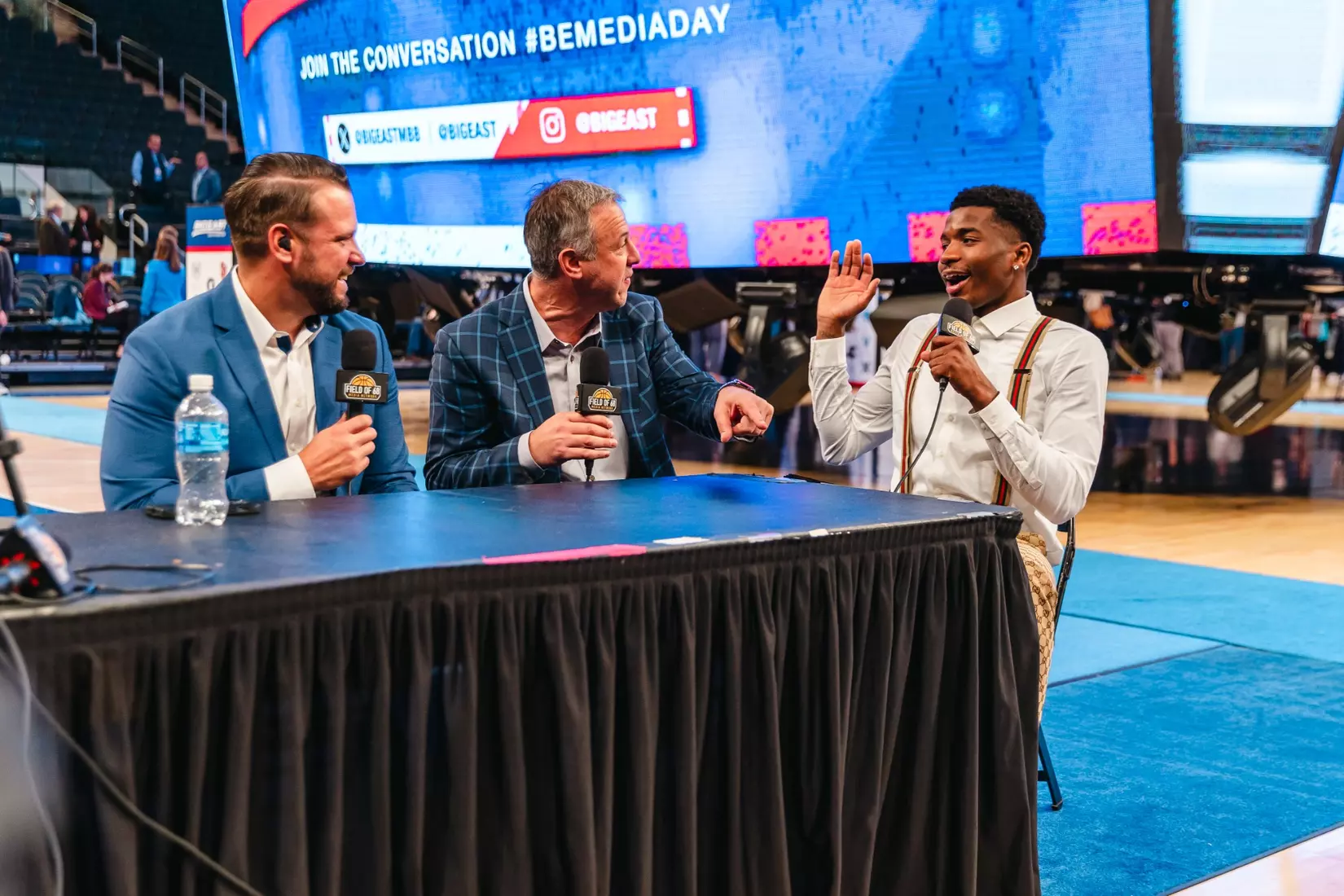 NEW YORK, NY - OCTOBER 24: during Big East basketball media day at Madison Square Garden on October 24, 2023 in New York City.