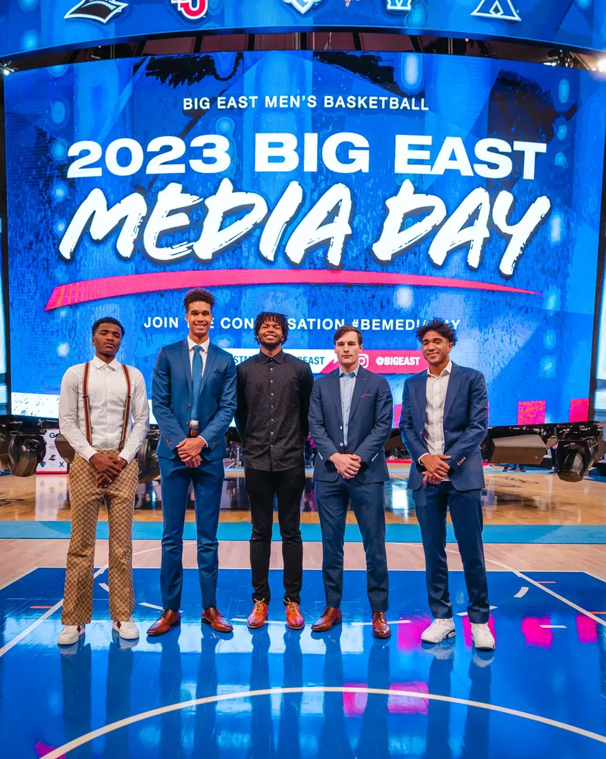NEW YORK, NY - OCTOBER 24: during Big East basketball media day at Madison Square Garden on October 24, 2023 in New York City.