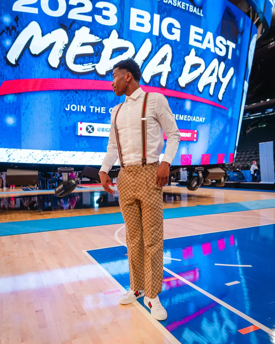 NEW YORK, NY - OCTOBER 24: during Big East basketball media day at Madison Square Garden on October 24, 2023 in New York City.