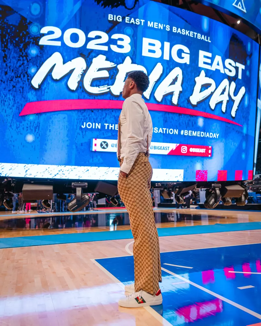 NEW YORK, NY - OCTOBER 24: during Big East basketball media day at Madison Square Garden on October 24, 2023 in New York City.