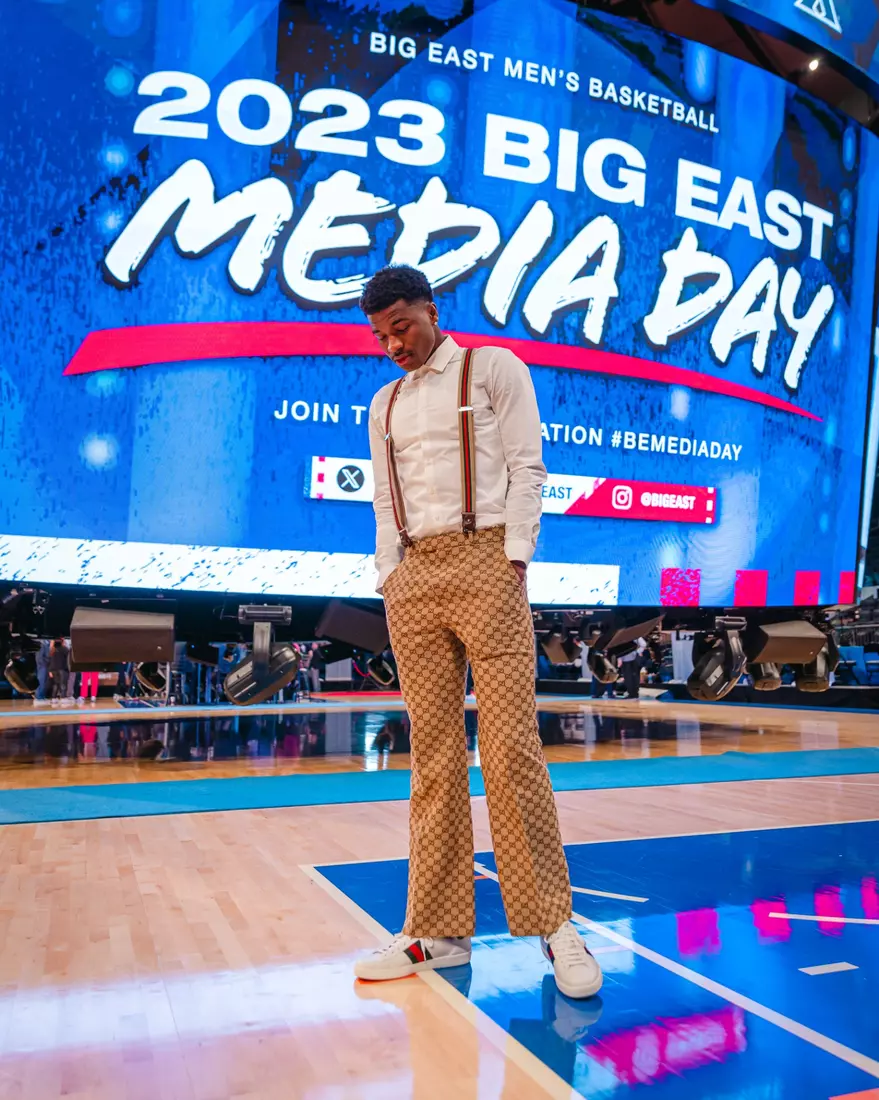NEW YORK, NY - OCTOBER 24: during Big East basketball media day at Madison Square Garden on October 24, 2023 in New York City.