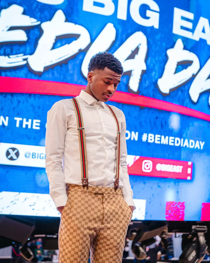 NEW YORK, NY - OCTOBER 24: during Big East basketball media day at Madison Square Garden on October 24, 2023 in New York City.