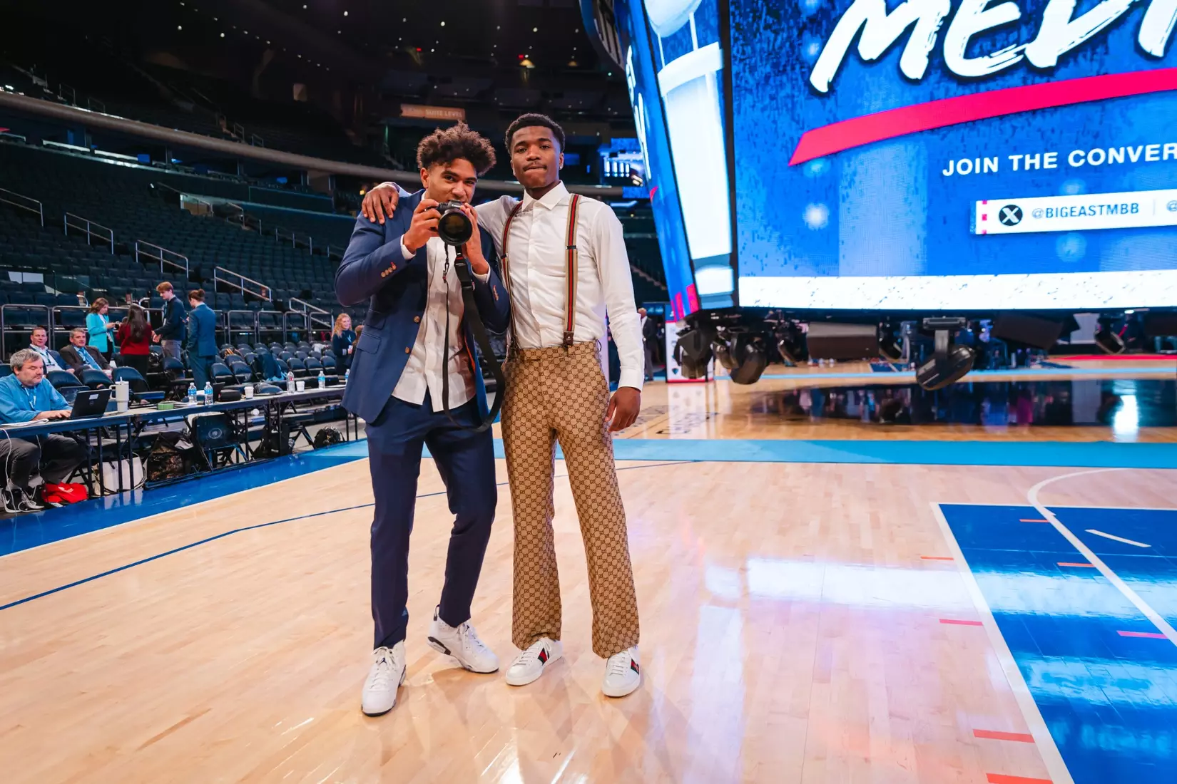 NEW YORK, NY - OCTOBER 24: during Big East basketball media day at Madison Square Garden on October 24, 2023 in New York City.