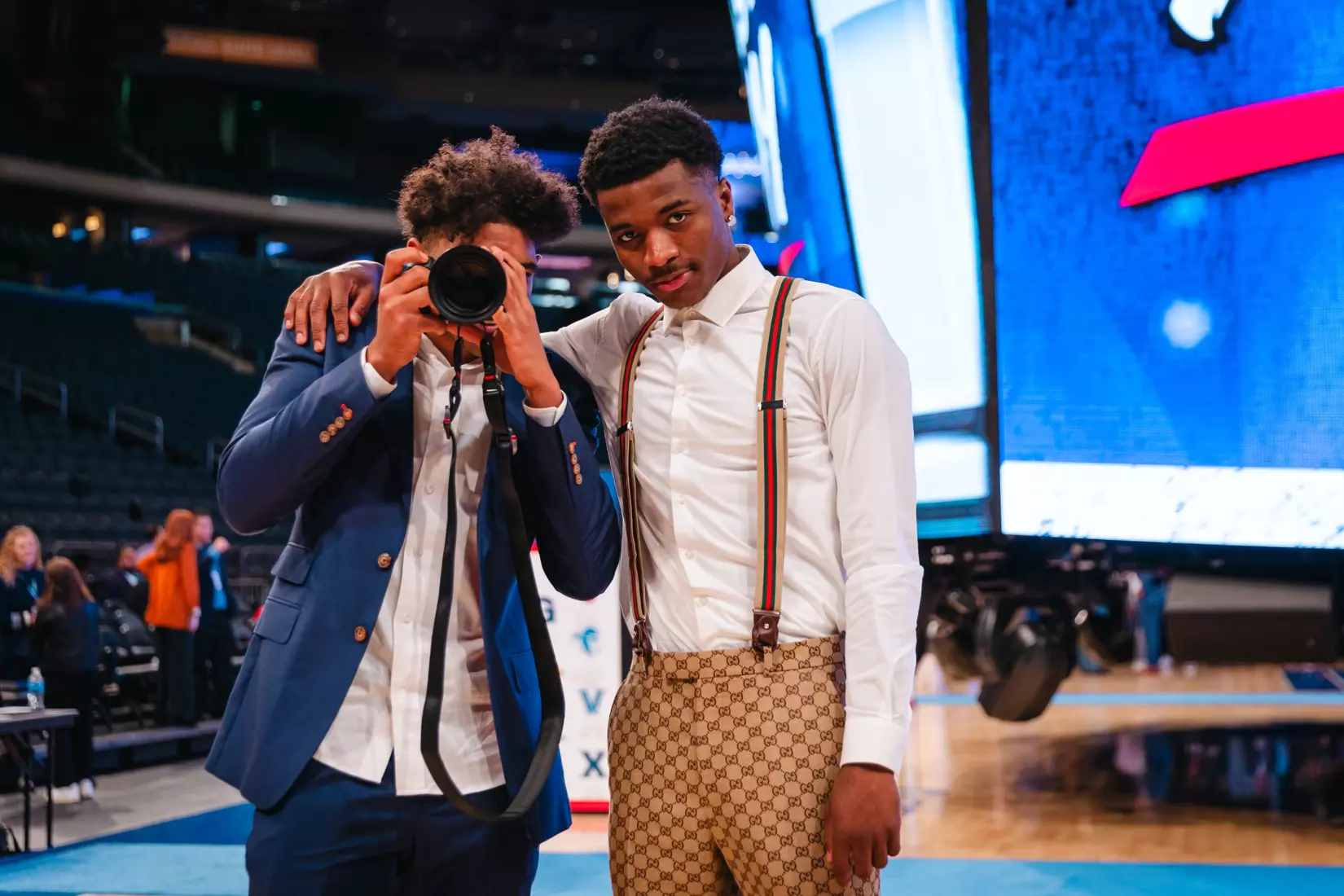 NEW YORK, NY - OCTOBER 24: during Big East basketball media day at Madison Square Garden on October 24, 2023 in New York City.