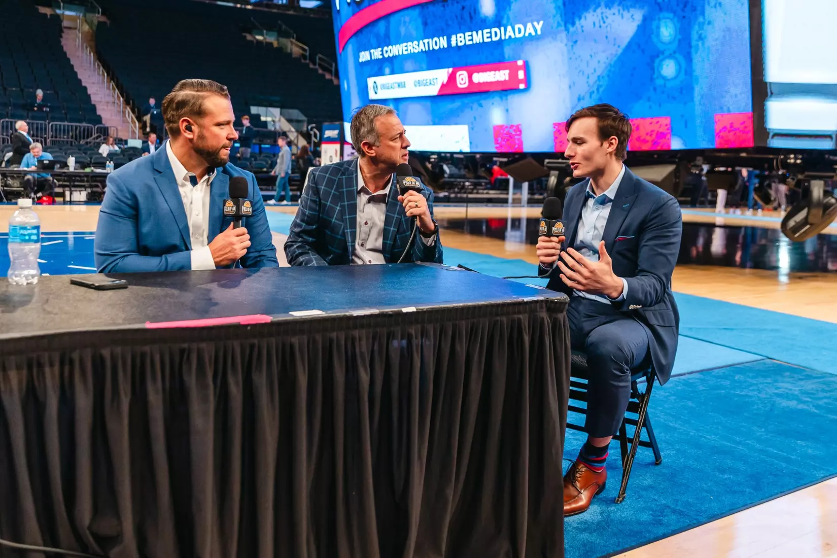NEW YORK, NY - OCTOBER 24: during Big East basketball media day at Madison Square Garden on October 24, 2023 in New York City.