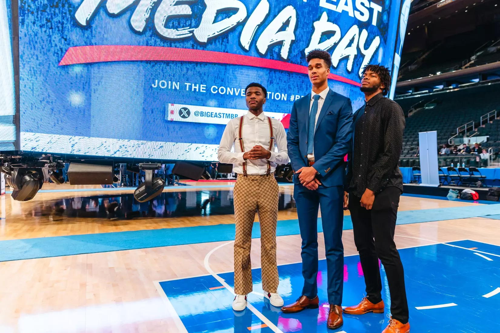 NEW YORK, NY - OCTOBER 24: during Big East basketball media day at Madison Square Garden on October 24, 2023 in New York City.